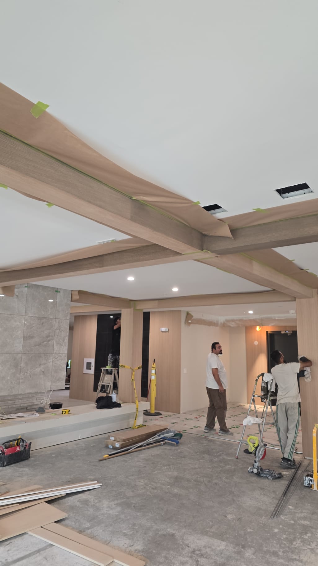 Commercial painting Edmonton lobby crew